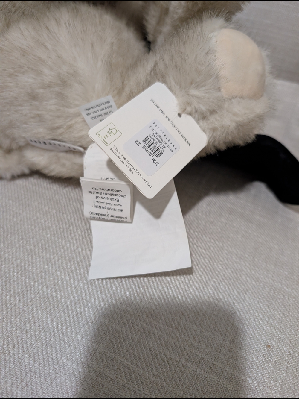 Pottery Barn Beau The Bat Puppy - Picture 6 of 7